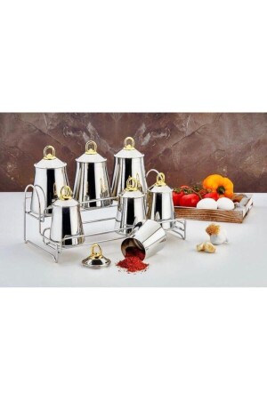 200 Ceylin 15 Pcs Spice Set-gold ÇLK164 - ÖZLİFE