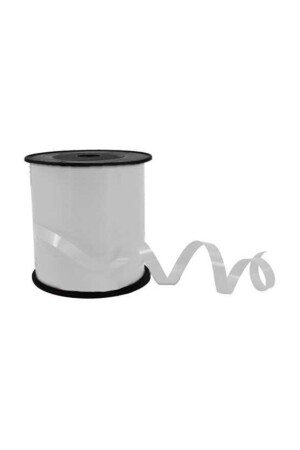 200 Meters Rabant Raffia Strip Ribbon White (Width: 8 mm) - Elitetime