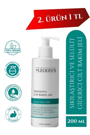 200 ml Firming Cellulite and Stretch Mark Cream - Body Shaping Gel - Leodins
