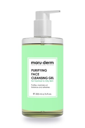غيل تنظيف الوجه الخاص بالجملة والجلد الدهني 200 مل - Maru.Derm