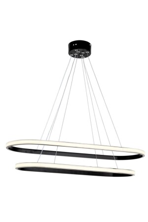 2005-2 Black Ellipse Led Chandelier 2005-2 SY - Eray Aydınlatma