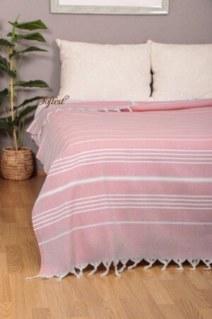 MNZ-200x240 سم سلطان بيك مزدوج المجانب، غطاء السرير، غطاء الأريكة، بيكي البيسيتيمال - Softest