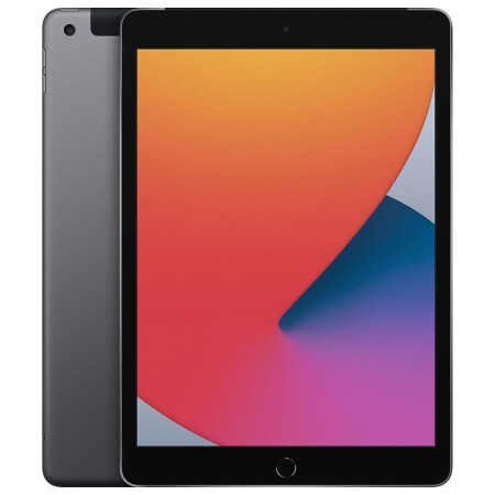 2020 Apple iPad 8 10.2 Display 128GB Storage WiFi - Cellular MYN72LL-A - Space Gray - Apple