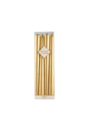 2023 Şamdan Mum - Metalik Altın (4'LÜ) Christmas Candlestick Candle- 5080-tr 123SMDALT - Horizon Mum