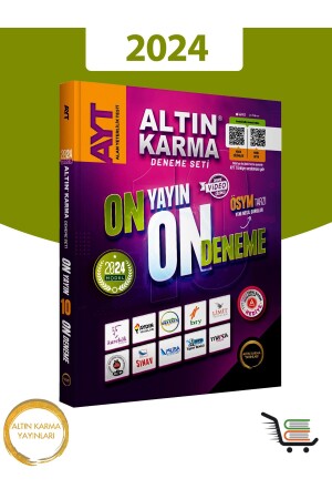 2024 AYT 10 Yayın 10 Deneme Tamamı Video Çözümlü - Altın Karma