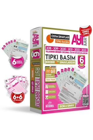 2024 Ayt Ösym Released Question Same Print Turkeywide Digital Solution 6 Pack Trial - İnformal Yayınları