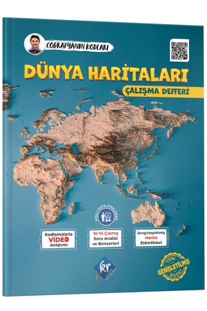 2024 Codes of Geography World Maps Study Book Extended Edition (FOR ALL EXAMS) - Kr Akademi Yayınları