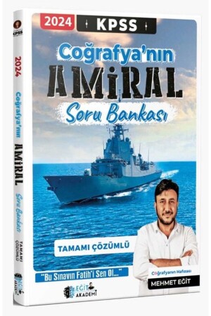 2024 Kpss Coğrafyanın Amiral Soru Bankası Çözümlü - Mehmet Eğit - Eğit Akademi