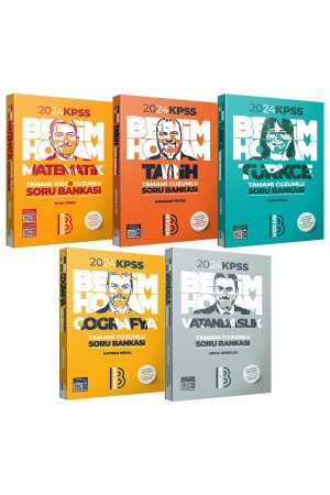 2024 KPSS General Ability General Culture Fully Solved Question Bank Set Benim Hocam Publications - Benim Hocam Yayınları