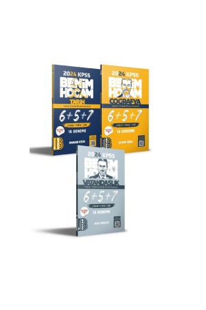 2024 KPSS General Culture Fully Solved 6+5+7 Trial Set Benim Teacher Publications - Benim Hocam Yayınları