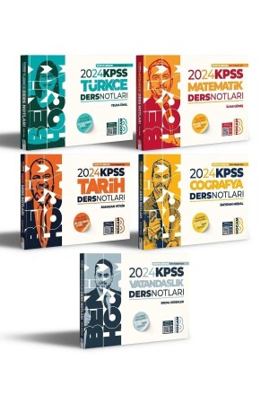 2024 Kpss General Culture General Ability Lecture Notes Set - Benim Hocam Yayınları