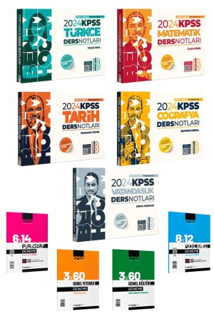 2024 KPSS GYGK Vorlesungsunterlagen 5 Bücher My Teacher Publications +4 Essay Marka Publications - Marka Yayınları
