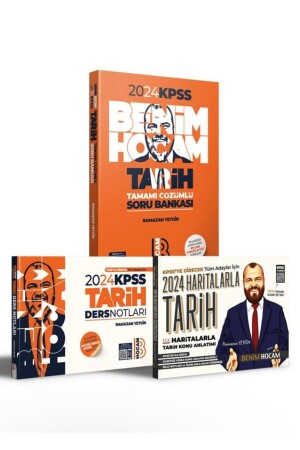 2024 KPSS History Set of 3 My Teacher Publications & CAPRİCE B112 BALLPOINT PEN GIFT - Benim Hocam Yayınları
