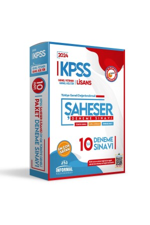 2024 Kpss Undergraduate Gy-gk Şaheser Türkiye-Wide Corporate 10-Piece Digital Solution Trial Package - İnformal Yayınları