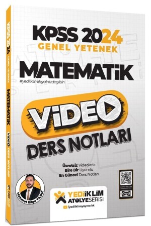 2024 Kpss Workshop Series Mathematics Video Lecture Notes - Mehmet Bilge Yıldız - Yediiklim Yayınları