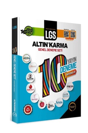 2024 LGS 8. Class 10 Different Publications 10 Essays All Subjects Questions All with Video Solutions Gold Mixed - Altın Karma