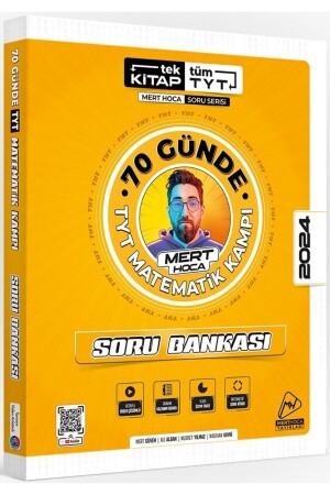 2024 TYT Mathematics Question Bank in 70 Days Mert Hoca 9786057177483 - Mert Hoca Yayınları