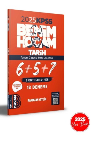 2025 Kpss تاريخ كامل حل 6 5 7 تجربة - Benim Hocam Yayınları