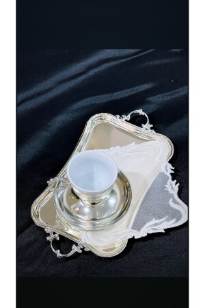 21 Cm Small Size Italian Silver Tray ZCC7Z2166G - zucace