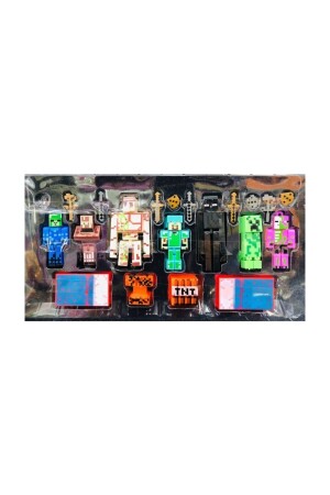 21-teiliges Spielzeug-Minecraft-Figurenset mit XL-Zubehör - Minecraft