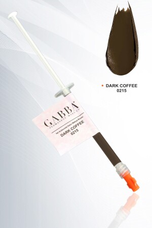 215- Dark Coffee Disposable Permanent Makeup and Microblading Eyebrow Dye-Pigment - Gabba Permanent Make-Up