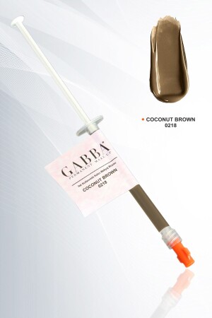 218-coconut Brown Disposable Permanent Makeup and Microblading Eyebrow Dye-Pigment - Gabba Permanent Make-Up