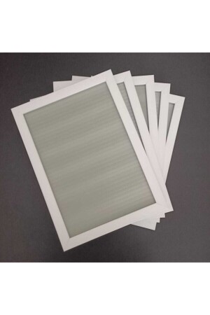 21x30 5-Piece White A4 Size Document Frame - Özcam Ayna Ve Çerçeve