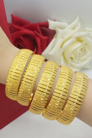 22 Carat Gold Plated 1. 5 Cm Straight Line Bracelet - Yıldız Gold İmitasyon