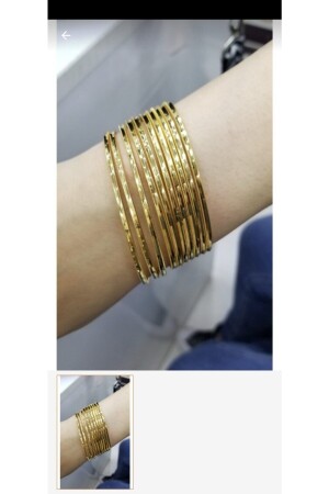 22 Carat Gold Plated Ajda Bracelet - Barış Gold Altın Kaplama