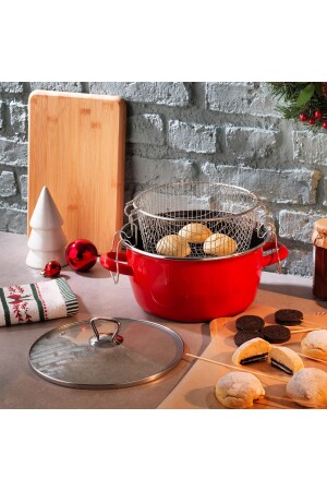 22 cm 3 Piece Fry Crispy Frying Pot - Schafer