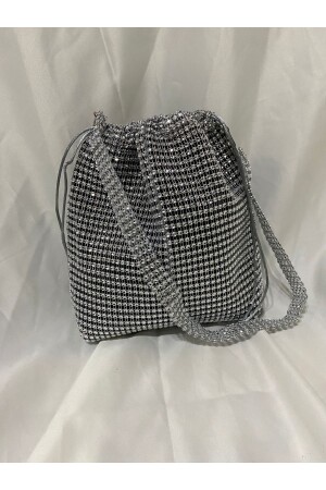 منز-علامة التجارة الرمادية المقبضات الحجر الراقع تبدو متصفاة حقيبة نطاق 23 25 - Smy Bag