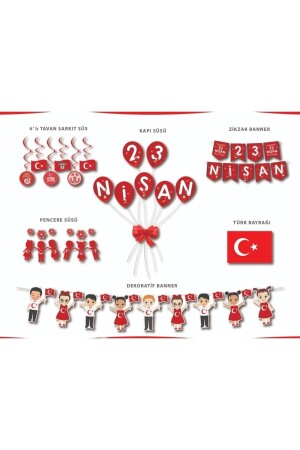 23 April Decoration Set School Decoration 6 Pieces - Cosyfun