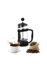 2302 French Press Süzgeçli 350ml Çay Kahve Kupası HAN-PNG-2302 - Penguen