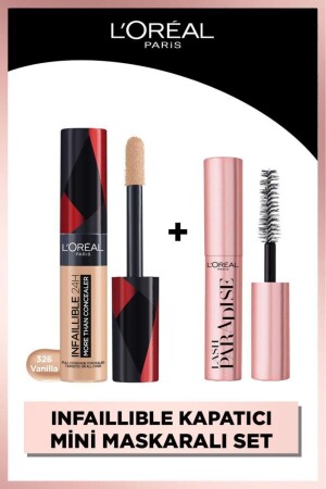 مكنولوجيا لا تفشل في 24 ساعة - 326 فانيلا و ميني بارادايس ماسكارا 4. 7 مل مكياج - L'oreal Paris