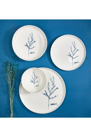 24 Piece Aletris Bone Porcelain Dinner Set MC0205200200 - MEA CONCEPT