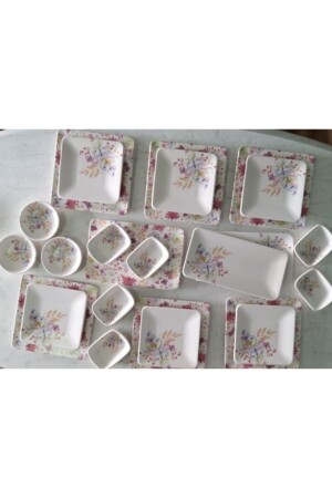 24 Piece Spring Breakfast Set KRMK000010 - Keramika