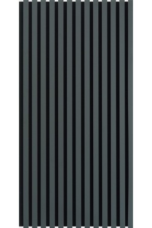 240 CM 12 SELF-ADHESIVE WOODEN LATHES - ANTHRACITE GRAY - Zeta Wood