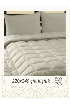 240x220 4. 5kg Winter Merino Beaded Wool King Size Quilt - Hayo’U Puff