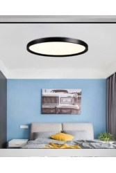 24w Büyük Boy Antrasit Renk Kasa Tavana Sıfır Plafonyer Led Armatür Avize Aplik Tavan Aydınlatma 24antrasityv2 - luxshome