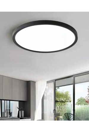 24W Large Size Anthracite Color Case Ceiling Mounted Plafonier Led Luminaire Chandelier Sconce Lamp White Light - Luxshome