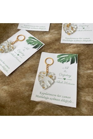 25 Card Epoxy Keychain Wedding-Henna-Promise-Engagement Gift Keychain Gift - Slndizayn