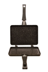 25 Cm Döküm Granit Ocak Üstü Grill Tost Makinesi TYC00402004862 - CR&D