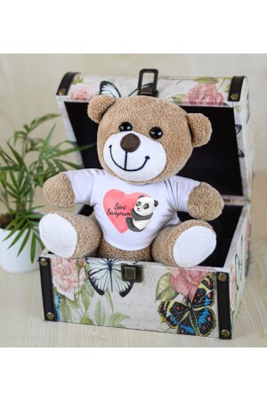 25 Cm I Love You Flower Bear hk20211204004 - Özgüner Oyuncak