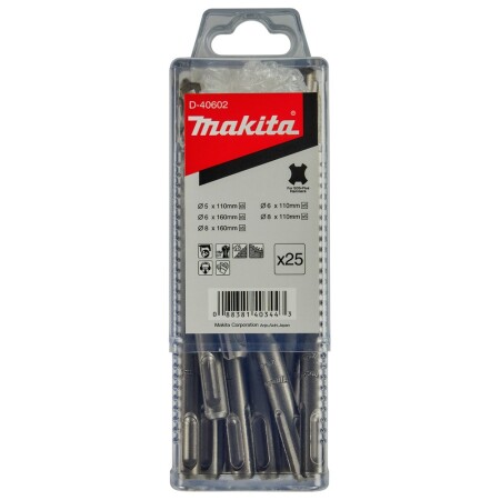 25-piece drill bit set MAKITA SDS+ - Makita Accessories