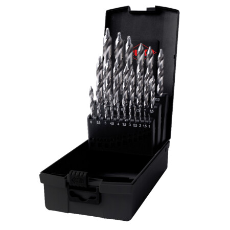 25-piece drill set RUKO HSS-CO Ultimatecut Flowstep - Ruko