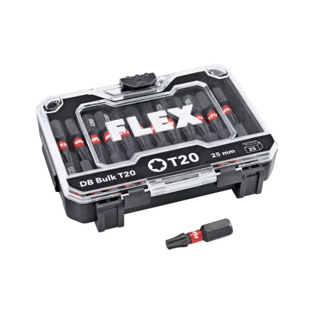 25-piece impact bit set FLEX DB T20 - FLEX Accessories