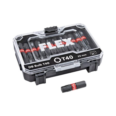 25-piece impact bit set FLEX DB T40 - FLEX Accessories