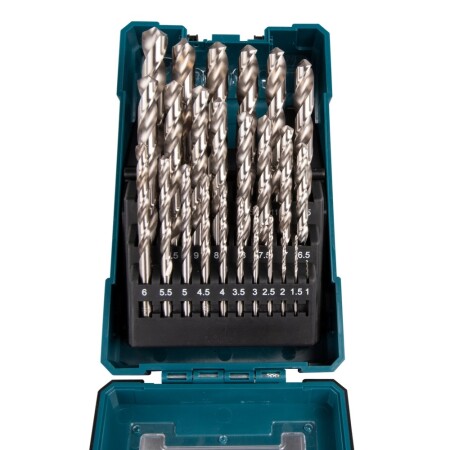 25-piece metal drill bit set MAKITA HSS-G - Makita Accessories