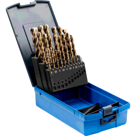 25-piece metal drill bit set PFERD DIN338 HSSE N 1-13 Inox - Pferd