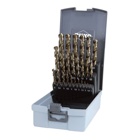 25-piece metal drill bit set RUKO HSS-G Co5 - Ruko